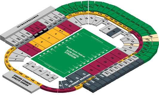 ASU Sun Devils Football - ASU Sun Devils Tickets | eSeats.com