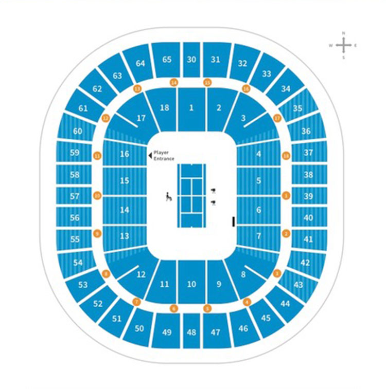 Rod Laver Arena Seating Map 2023 Sportsnet Holidays - Gambaran