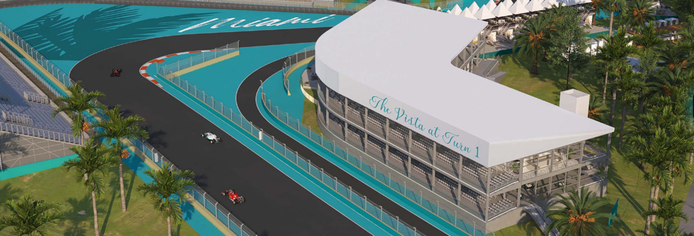 Miami F1 Turn 1 Grandstands View & Seat Guide – North & East