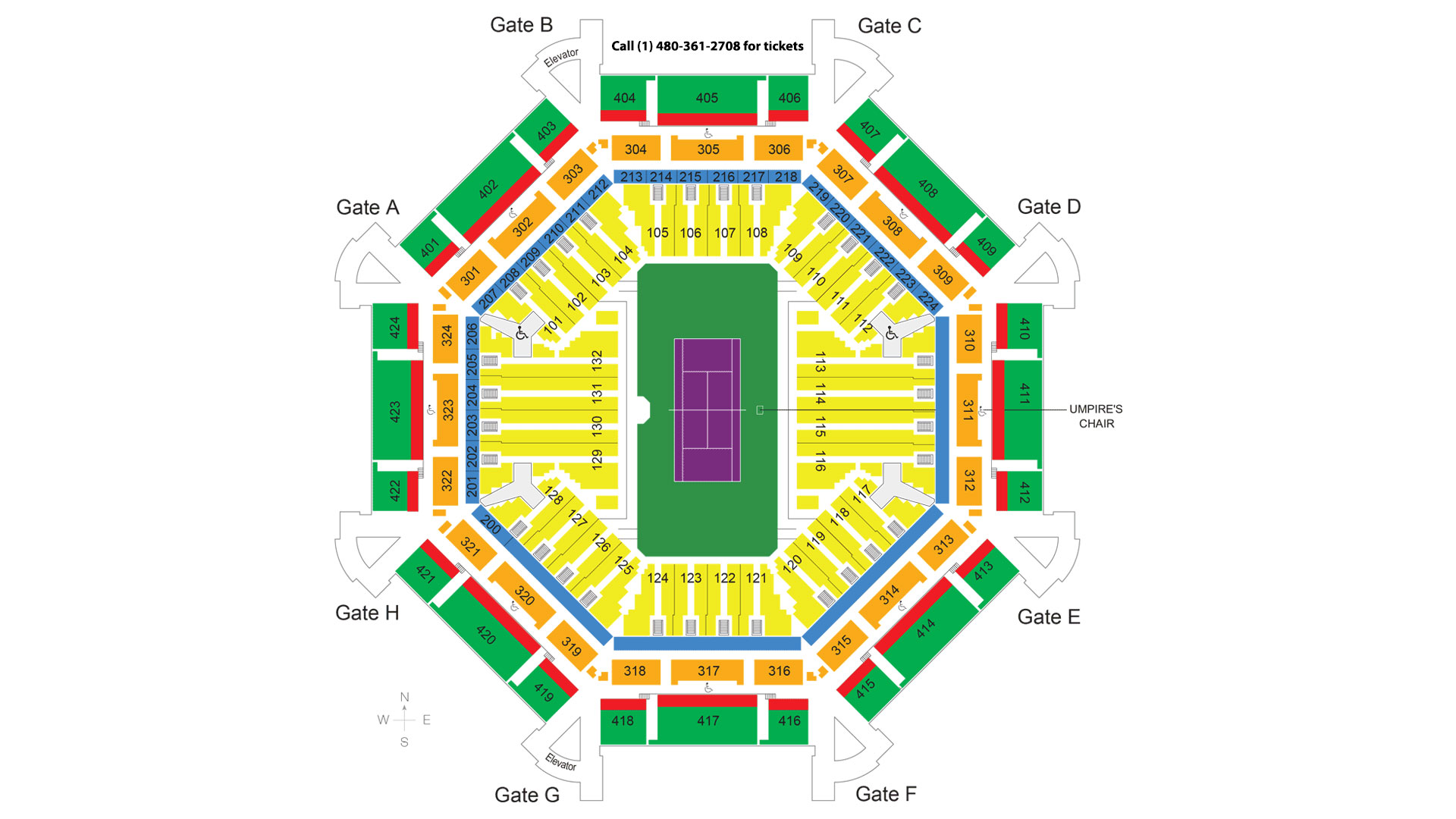 Miami Open Grandstand Seating Chart