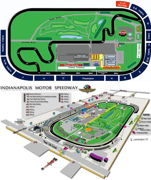 Indy 500 Seating Chart 3d